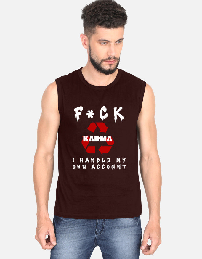 C-Labs Karma Sleeveless T-Shirt Maroon Front_1_c_25_67f570d1-6b40-44a6-bc7f-4685411bc3d6