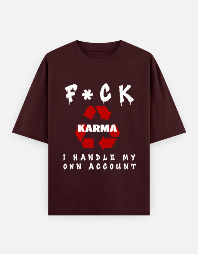 C-Labs Karma Oversized Classic T-Shirt Maroon Front_1_c_25_6cce4eb3-df7b-4b47-a9cd-453a1c1ee7ce