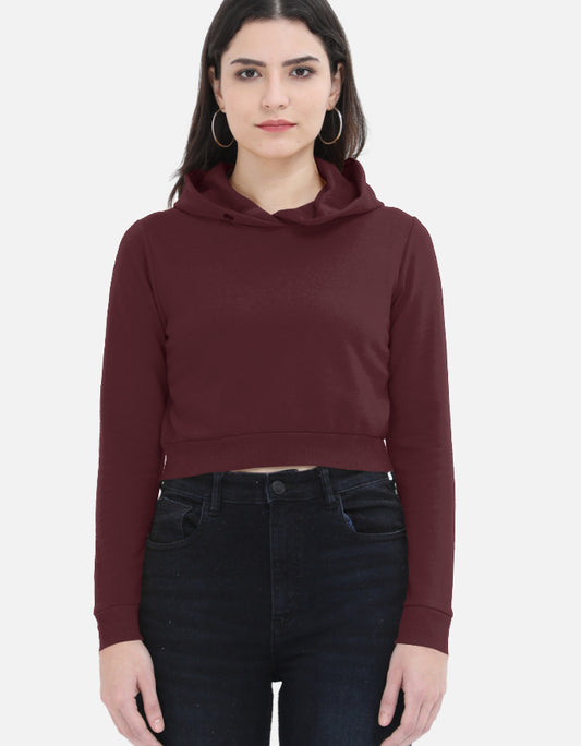 C-Labs C-Prime: Cropped Hoodie Cropped Hoodie Maroon Front_1_c_25_6eea0d57-c218-45cc-820b-f4ae1280733d