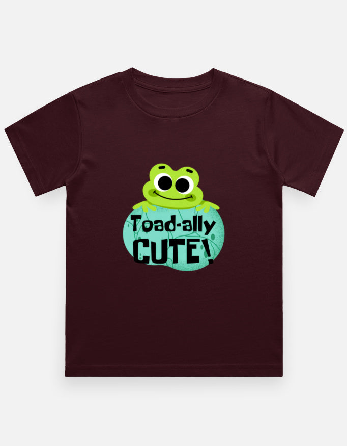 C-Labs Toadly-Cute Boy Classic Crew T-Shirt Maroon Front_1_c_25_75a2037d-05f2-466e-969d-d61a4029fb24