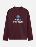 C-Labs Verified Nala Paiyan Full Sleeve T-Shirt Maroon Front_1_c_25_79afb7d9-81b2-4c9a-93c7-9d4b30eb8a1d