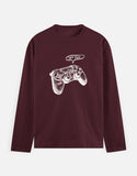 C-Labs Let's Play Full Sleeve T-Shirt Maroon Front_1_c_25_7a06bf67-41d9-4be1-9242-8b52cbe09ca6