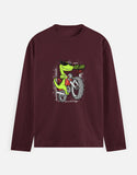 C-Labs Born to ride Full Sleeve T-Shirt Maroon Front_1_c_25_7f6e78d6-5de7-4eea-b56e-8cee5d16f017