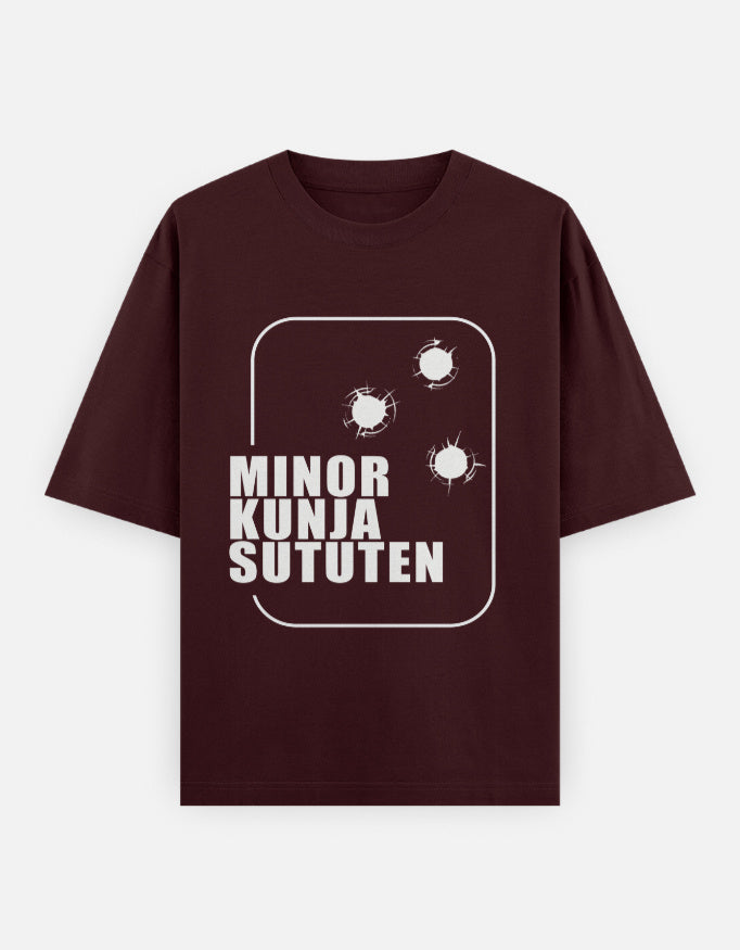 C-Labs Minor Kunja Sututen Oversized Classic T-Shirt Maroon Front_1_c_25_8609f659-d321-4a0e-adf4-a74f8c9122f2