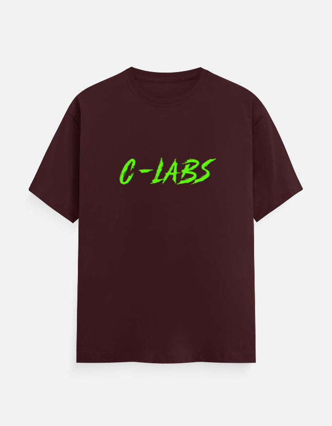 C-Labs C-LABS Neon Green Classic Crew T-Shirt Maroon Front_1_c_25_86bbfe83-0da0-40b6-ad7b-abe238e59ae8