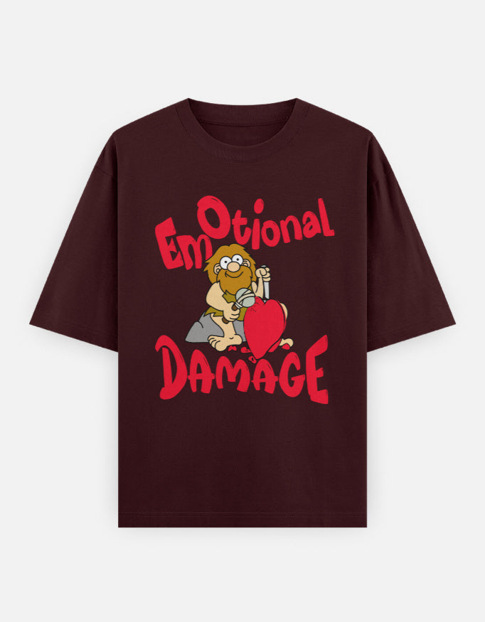 C-Labs Emotional Damage Oversized Classic T-Shirt Maroon Front_1_c_25_88c7f85f-325c-4044-86f7-2095c9344480