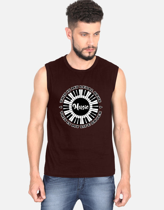 C-Labs Music Is My Drug Sleeveless T-Shirt Maroon Front_1_c_25_98e02e14-8912-4975-a24d-b3db8b56f8f4