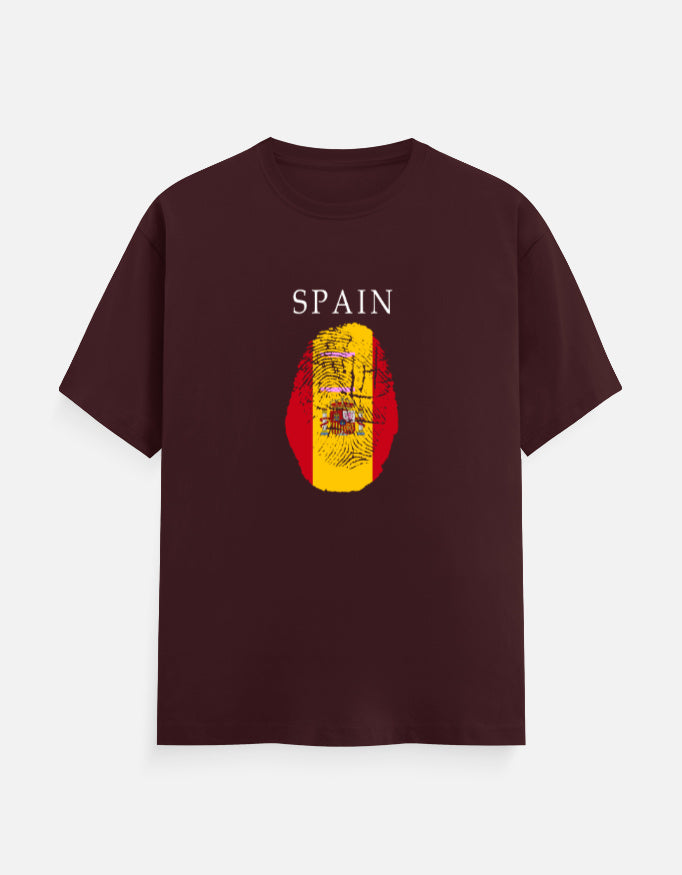 C-Labs Spain Classic Crew T-Shirt Maroon Front_1_c_25_9f1a3e0e-3583-4382-9651-01978c1dca0a