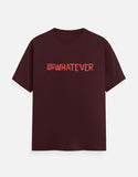 C-Labs @WHATEVER Classic Crew T-Shirt Maroon Front_1_c_25_a1026fb5-15a5-4b73-acc5-48f5213baa70