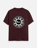 C-Labs Music Is My Drug Classic Crew T-Shirt Maroon Front_1_c_25_a696c10b-5528-42bf-a374-5f587d132e7d