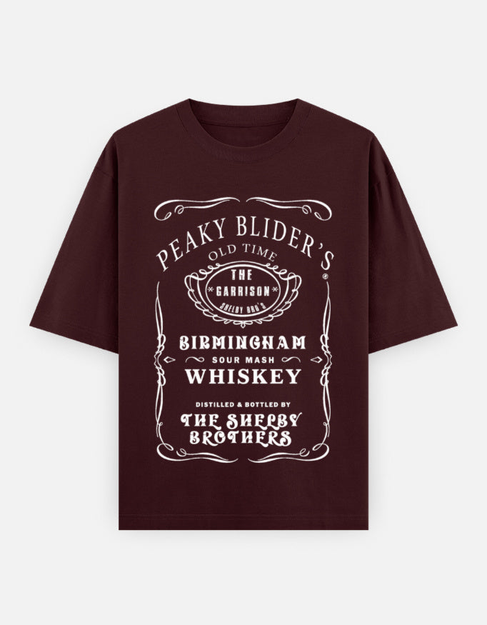 C-Labs Peaky Blinders Oversized Classic T-Shirt Maroon Front_1_c_25_aa146367-03d1-44a2-9c65-1f5480951e53