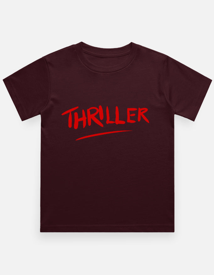 C-Labs Thriller Boy Classic Crew T-Shirt Maroon Front_1_c_25_ae89b426-a099-4e97-be4d-4da0a1334cf0