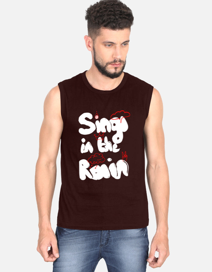 C-Labs Sing In The Rain Sleeveless T-Shirt Maroon Front_1_c_25_b2737d2e-9f12-40ef-8ac9-567d6ee609f7