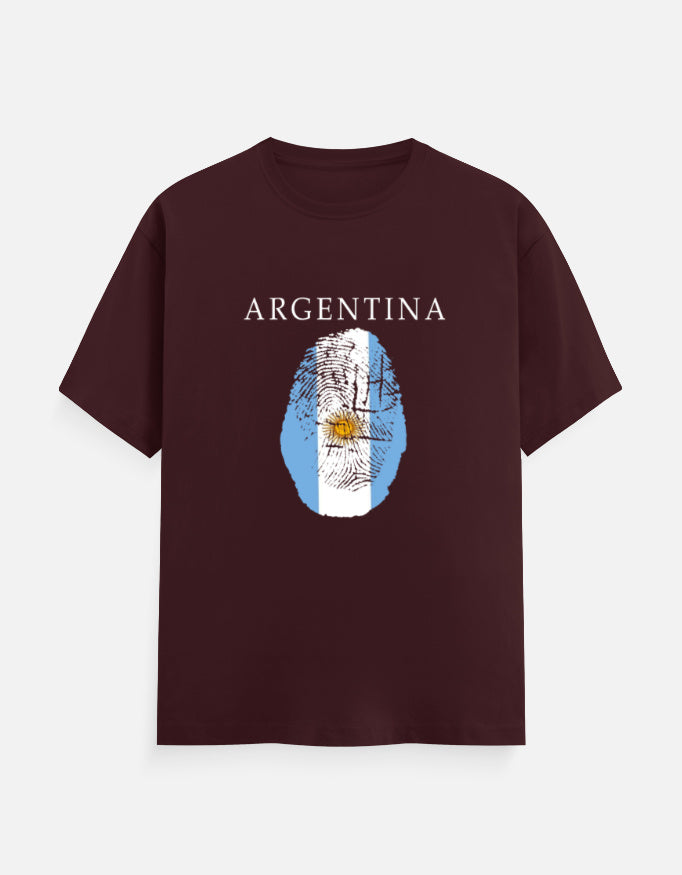C-Labs Argentina Classic Crew T-Shirt Maroon Front_1_c_25_b5f4ff36-c386-4789-8fc1-0a56e091b04a
