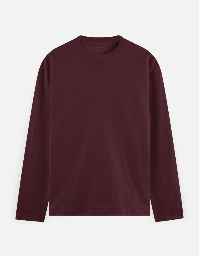 C-Labs C-Standard: Full Sleeve T-Shirt Full Sleeve T-Shirt Maroon Front_1_c_25_b6f9f344-d821-4b4b-b868-480c8c27bac7