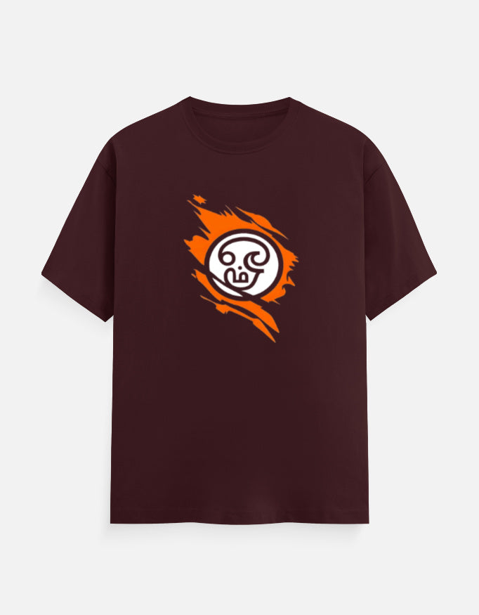 C-Labs Om Classic Crew T-Shirt Maroon Front_1_c_25_b8d795ae-57a3-4798-93ee-e844b9366ae2