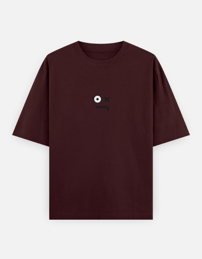 C-Labs Pawn Star Oversized Classic T-Shirt Maroon Front_1_c_25_c49a5786-20ae-41e6-9469-998ddaf84373
