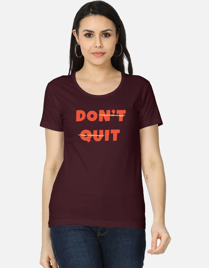 C-Labs Don't Quit Women's Classic T-Shirt Front_1_c_25_ca823d52-e6a1-4c39-9d09-1c5ddfe82ba3