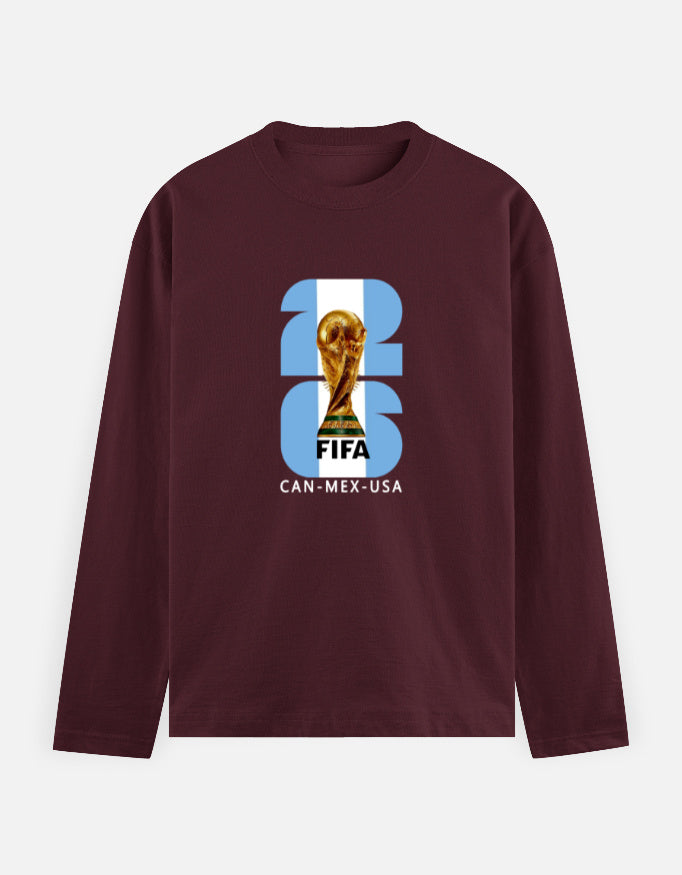 C-Labs Argentina 26 Full Sleeve T-Shirt Maroon Front_1_c_25_d3a31614-5950-40aa-9f30-de2b4cfec893