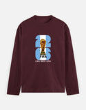 C-Labs Argentina 26 Full Sleeve T-Shirt Maroon Front_1_c_25_d3a31614-5950-40aa-9f30-de2b4cfec893