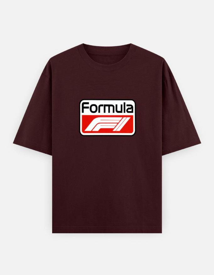 C-Labs Formula 1 Oversized Classic T-Shirt Maroon Front_1_c_25_e5a2c39a-969c-4691-8fd8-72158aef816f