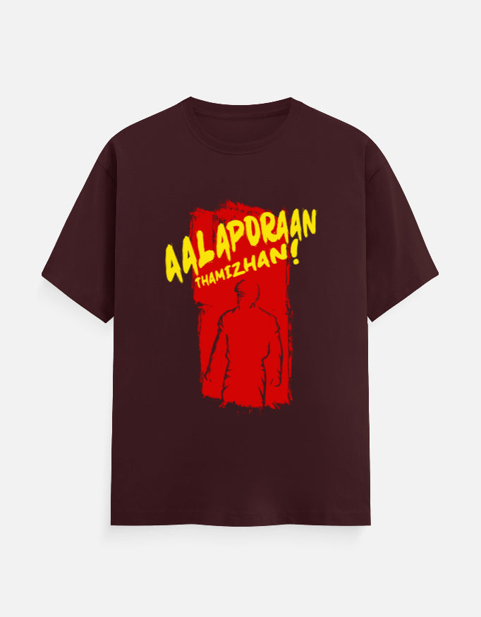 C-Labs Aalaporan Tamizhan Classic Crew T-Shirt Maroon Front_1_c_25_e88670fb-0d9e-4ab2-b9ad-8f8a2b1959d1