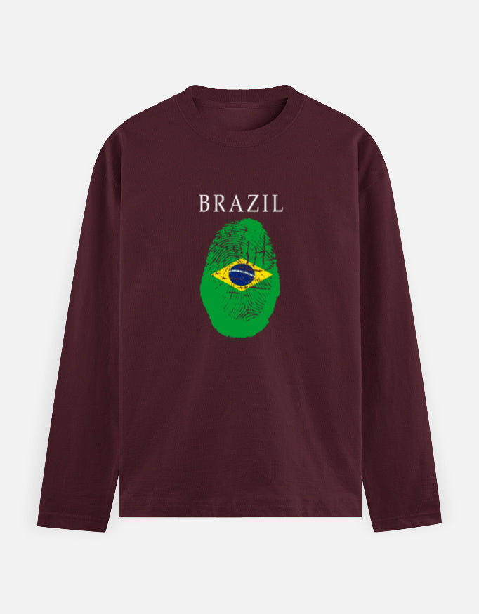 C-Labs Brazil Full Sleeve T-Shirt Maroon Front_1_c_25_e9411b4a-f62a-45d5-94a6-211256dfb6b2