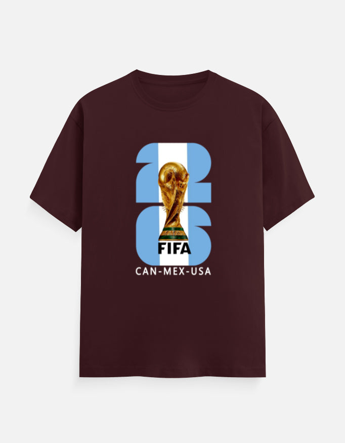C-Labs Argentina 26 Classic Crew T-Shirt Maroon Front_1_c_25_ee636ce0-2195-49dd-b938-19ee4c344369
