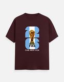 C-Labs Argentina 26 Classic Crew T-Shirt Maroon Front_1_c_25_ee636ce0-2195-49dd-b938-19ee4c344369