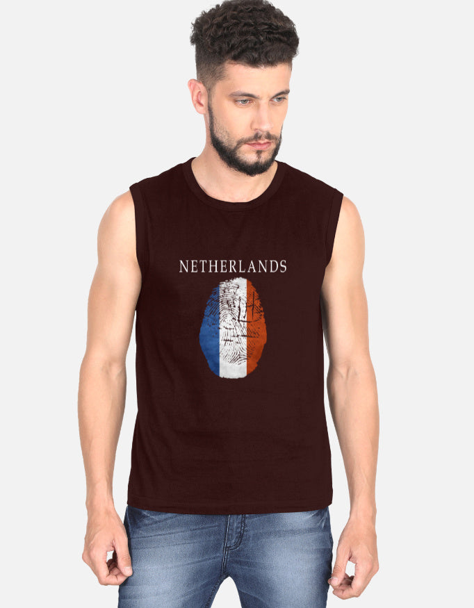 C-Labs Netherlands Sleeveless T-Shirt Maroon Front_1_c_25_f2dde451-8353-4d63-8a80-3a5bd30d963e