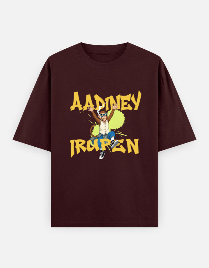 C-Labs Aadiney Irupen Oversized Classic T-Shirt Maroon Front_1_c_25_f4307c36-551d-4866-a70f-2e33174cf509