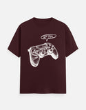 C-Labs Let's Play Classic Crew T-Shirt Maroon Front_1_c_25_f63c397e-fdff-437e-b5ca-43f8c832bb4a