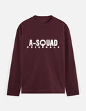 C-Labs A-Squad Full Sleeve T-Shirt Maroon Front_1_c_25_fdc25099-b8ff-4b94-8f77-b80b18ce1043