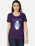 C-Labs Argentina Women's Classic T-Shirt Purple Front_1_c_26_091d9955-13ba-40b4-bf23-c7b4db22096f