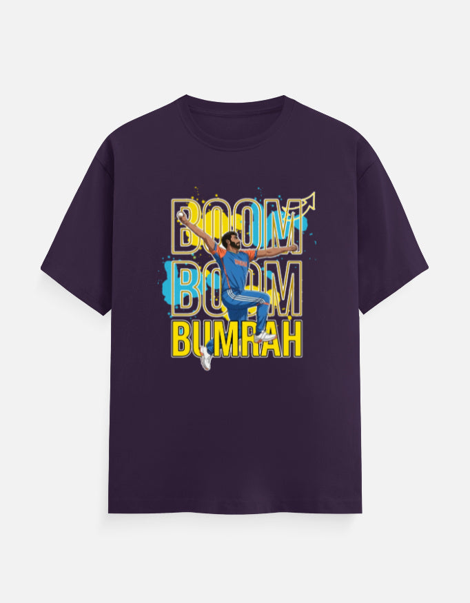C-Labs Boom Boom Bumrah Classic Crew T-Shirt Purple Front_1_c_26_15635293-5897-4e56-bc85-2a6b43b0d31c