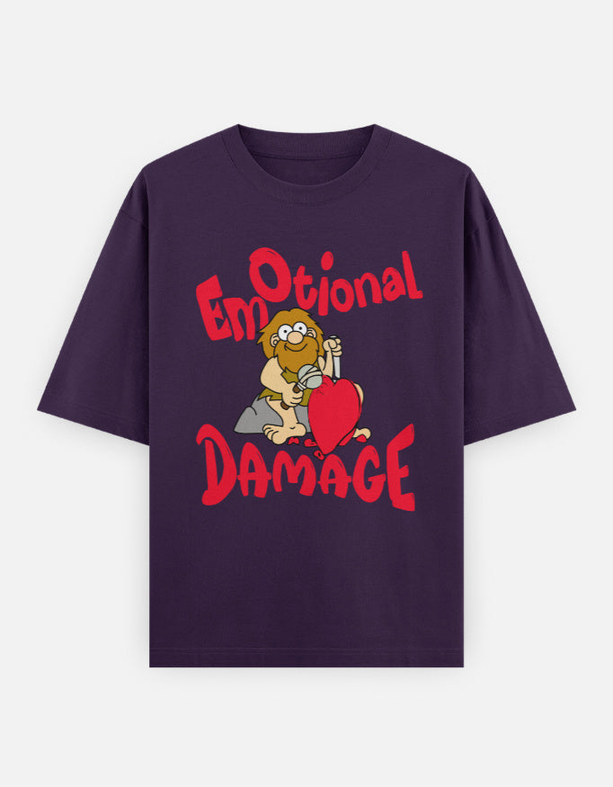 C-Labs Emotional Damage Oversized Classic T-Shirt Purple Front_1_c_26_1d3e915f-da5f-4c4b-a58d-34d2fc21955d