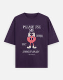 C-Labs Please use me ipadiku "Brain" Oversized Classic T-Shirt Purple Front_1_c_26_20a7ebcf-2987-42ae-a6c0-3c8a62223879