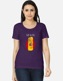 C-Labs Spain Women's Classic T-Shirt Purple Front_1_c_26_241e7f19-e15f-47cf-8898-95a058b971be