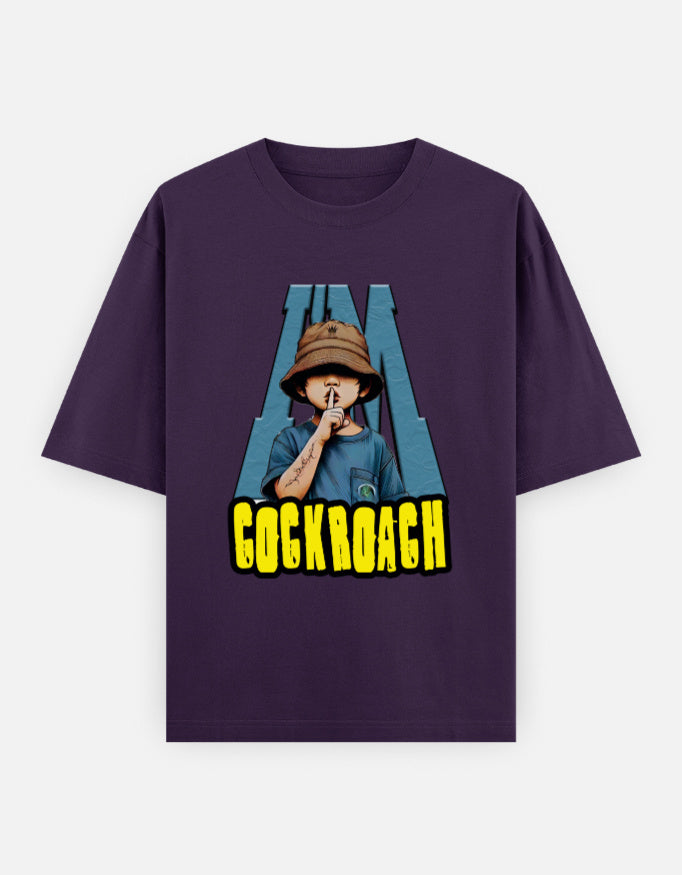 C-Labs I'm Cockroach Oversized Classic T-Shirt Purple Front_1_c_26_2df9a0e6-6cbd-4129-99e3-5849e5cdb54b