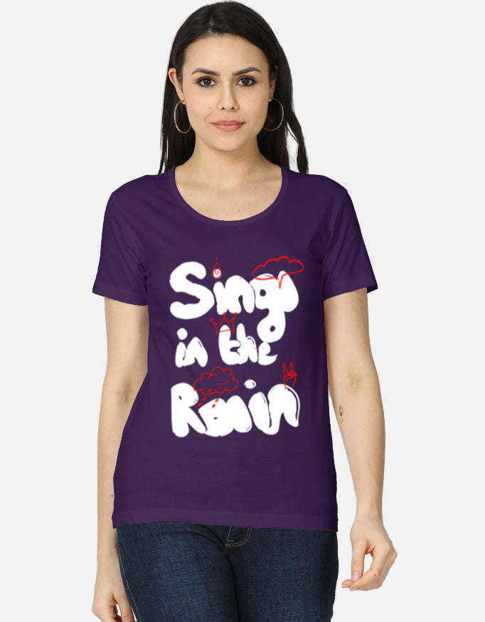 C-Labs Sing In The Rain Women's Classic T-Shirt Purple Front_1_c_26_405ef2b1-ce9a-4835-830b-7670383e8ab8