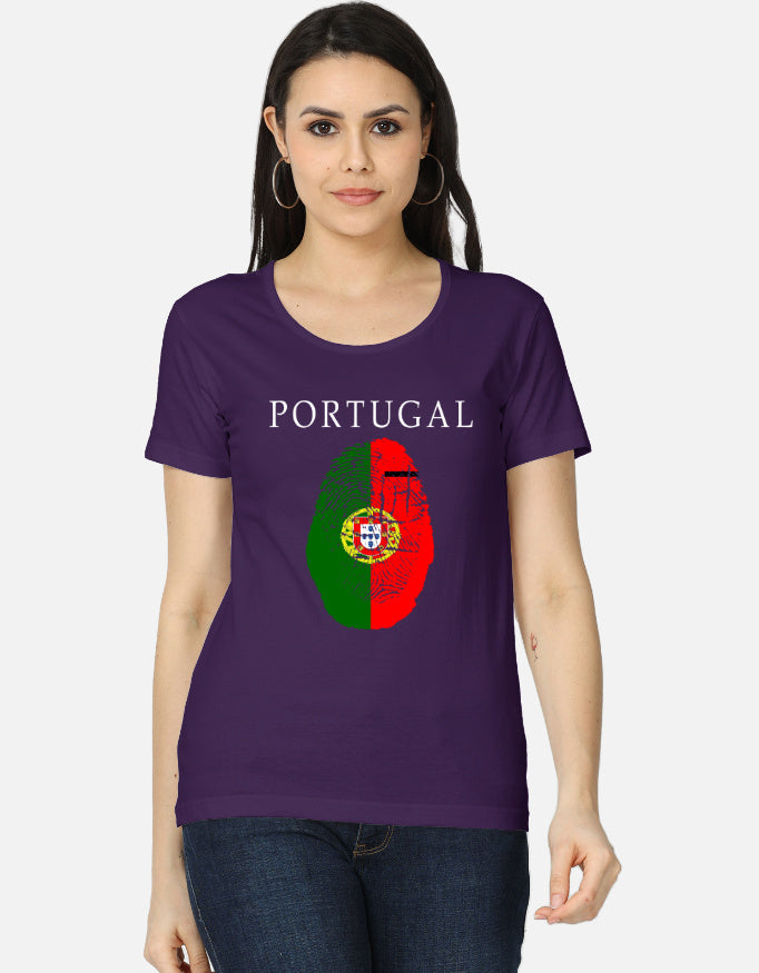 C-Labs Portugal Women's Classic T-Shirt Purple Front_1_c_26_430e9169-b49e-416f-96f0-76254bb51764