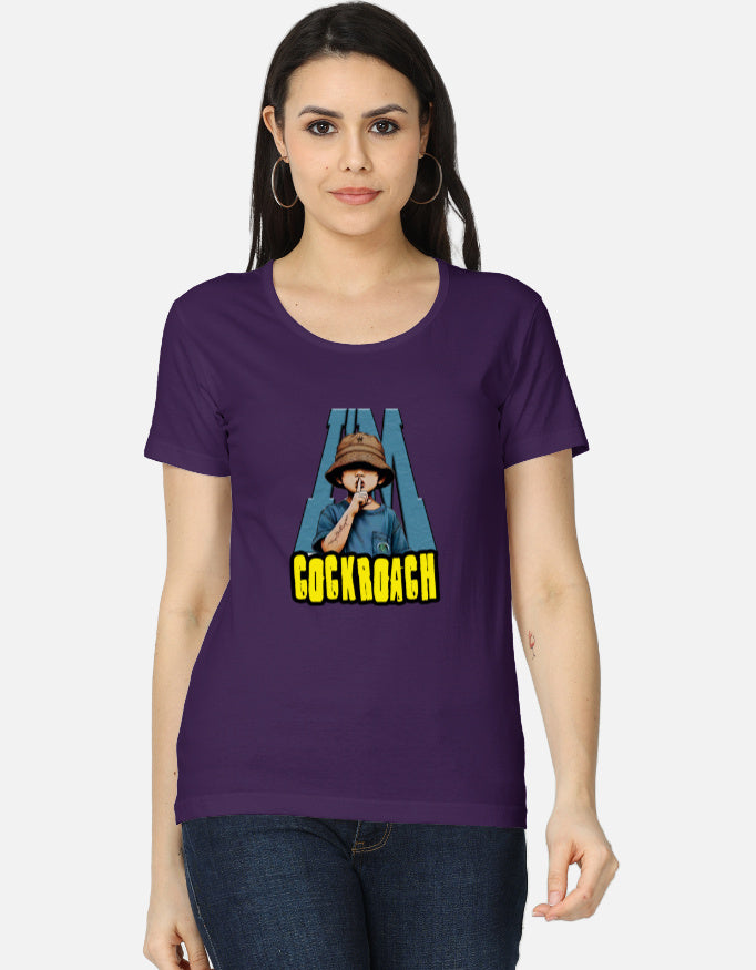 C-Labs I'm Cockroach Women's Classic T-Shirt Purple Front_1_c_26_46539418-f105-4dea-8a04-07555f23467f