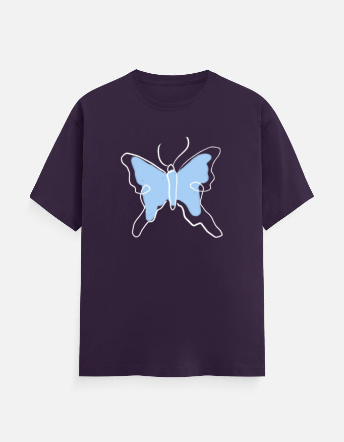 C-Labs Butterfly Classic Crew T-Shirt Purple Front_1_c_26_557e8dfd-f16a-4652-afc9-73683edeae78