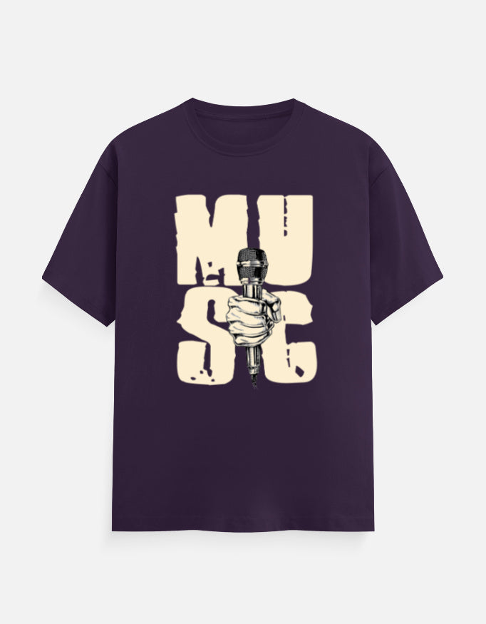 C-Labs Music Classic Crew T-Shirt Purple Front_1_c_26_6790ad70-8458-4862-96c5-c5954f82687b