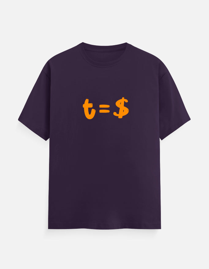 C-Labs Time Is Money Classic Crew T-Shirt Purple Front_1_c_26_7731a307-5f74-4032-b110-d444ec212eb9