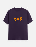 C-Labs Time Is Money Classic Crew T-Shirt Purple Front_1_c_26_7731a307-5f74-4032-b110-d444ec212eb9