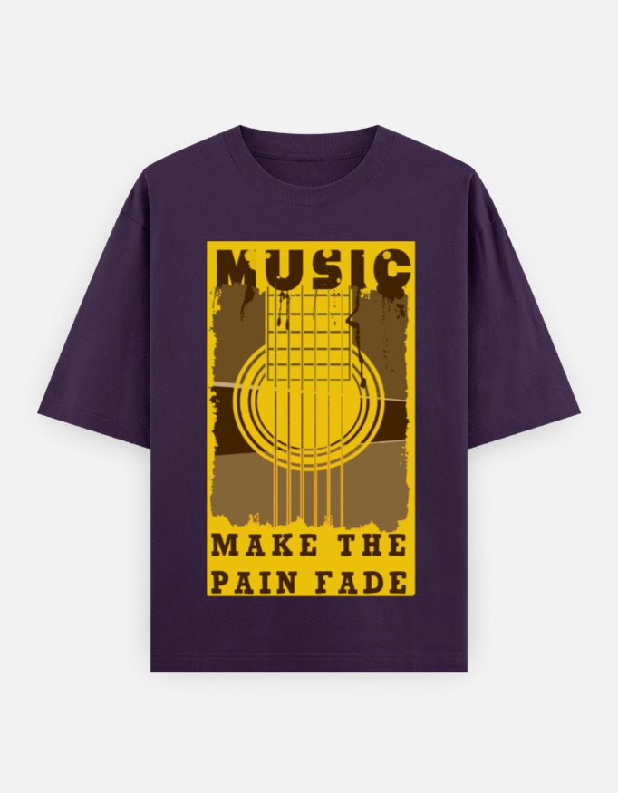 C-Labs Music Makes the Pain Fade Oversized Classic T-Shirt Purple Front_1_c_26_8e800eea-d3a0-46fc-add3-2e7866a80c9a