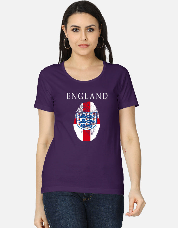 C-Labs England Women's Classic T-Shirt Purple Front_1_c_26_96968aea-414d-4216-9609-3134da062038