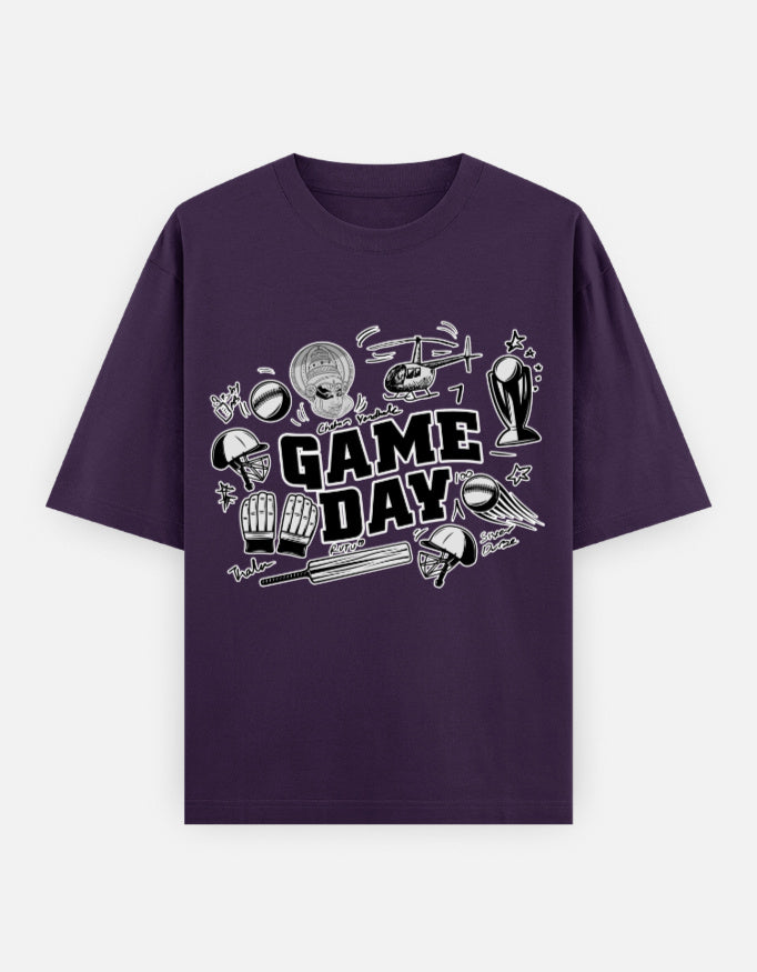 C-Labs Game Day CSK theme Oversized Classic T-Shirt Purple Front_1_c_26_a95865e3-a8f2-4615-a099-5d0f29ccf29c
