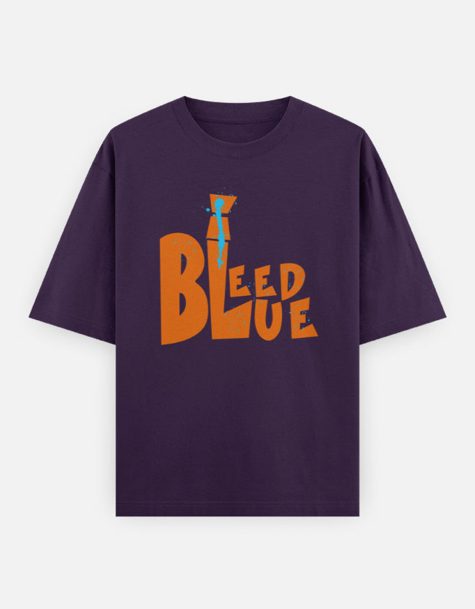 C-Labs I Bleed Blue Oversized Classic T-Shirt Purple Front_1_c_26_ab6a7f5f-7008-4bd7-a2e9-ba51fbadf0f9